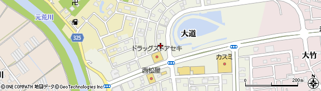 埼玉県越谷市大道658周辺の地図