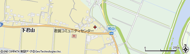 茨城県稲敷市下君山1668周辺の地図