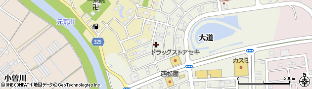 埼玉県越谷市大道664周辺の地図