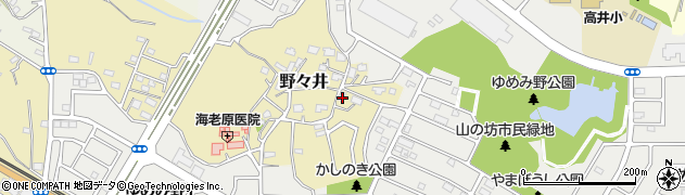 茨城県取手市野々井527周辺の地図