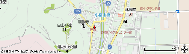 福井県越前市野岡町周辺の地図