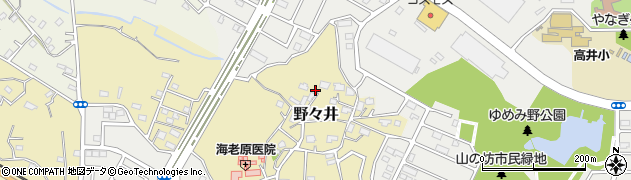 茨城県取手市野々井624周辺の地図