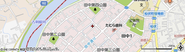金庫の鍵開け２４松伏店周辺の地図
