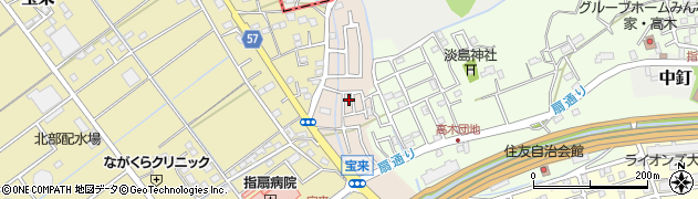 埼玉県さいたま市西区平方領々家周辺の地図