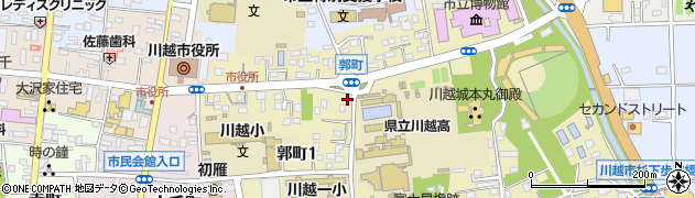 東京新聞川越専売所周辺の地図
