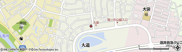 埼玉県越谷市大道623周辺の地図