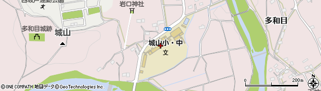 坂戸市立城山小学校（城山学園）周辺の地図
