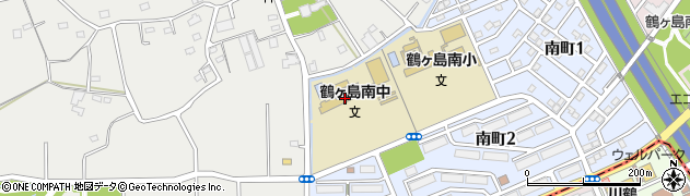 鶴ヶ島市立南中学校周辺の地図