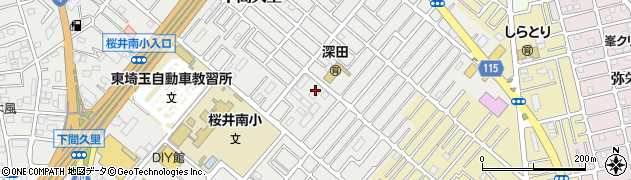 早稲田イーライフ越谷　大袋周辺の地図