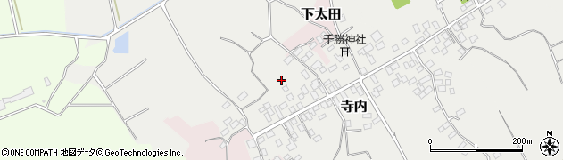 茨城県稲敷市寺内周辺の地図