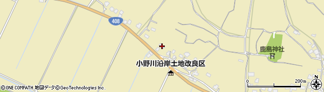 茨城県稲敷市下君山1876周辺の地図