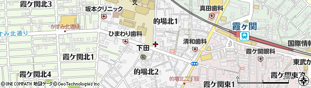 埼玉県川越市的場北周辺の地図