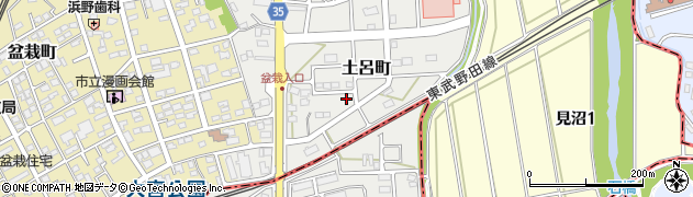 埼玉県さいたま市北区土呂町周辺の地図