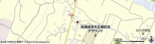 茨城県龍ケ崎市羽原町1105周辺の地図
