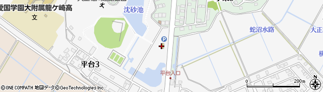 ファミリーマート龍ヶ崎平台店周辺の地図