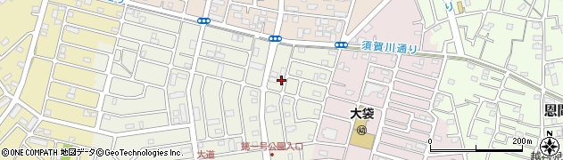 埼玉県越谷市大道851周辺の地図