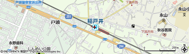稲戸井駅周辺の地図