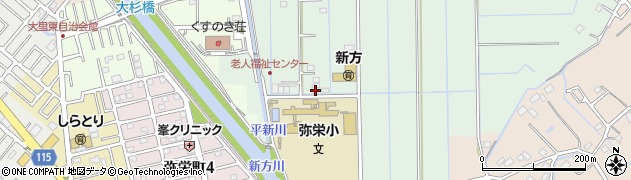 埼玉県越谷市北川崎770周辺の地図