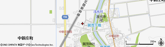 福井県越前市中新庄町44周辺の地図