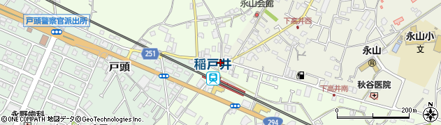 稲戸井駅周辺の地図