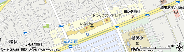 埼玉県松伏町（北葛飾郡）松葉周辺の地図