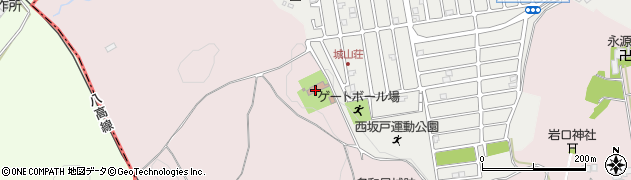 坂戸市役所老人福祉センター　城山荘周辺の地図