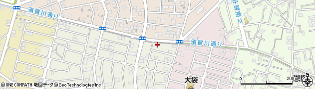 埼玉県越谷市大道1107周辺の地図