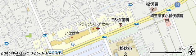 埼玉あすか松伏病院入口周辺の地図