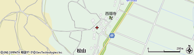 茨城県稲敷市松山2001周辺の地図