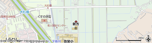 埼玉県越谷市北川崎731周辺の地図