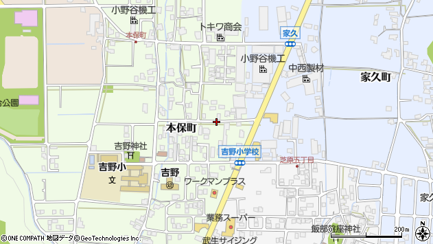 〒915-0806 福井県越前市本保町の地図