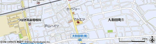 ダイソーマルエツ大宮大和田店周辺の地図