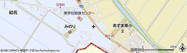 茨城県警察本部　稲敷警察署結佐駐在所周辺の地図