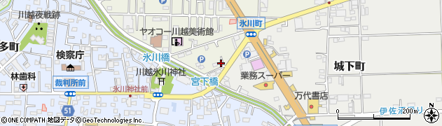埼玉県川越市氷川町128周辺の地図