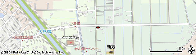 埼玉県越谷市北川崎759周辺の地図