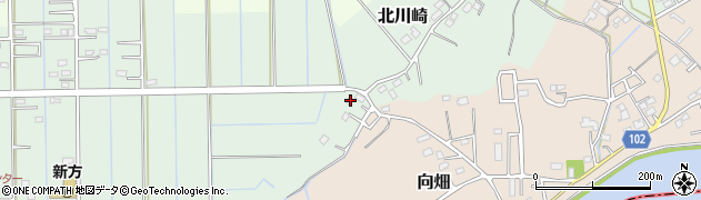 埼玉県越谷市北川崎488周辺の地図