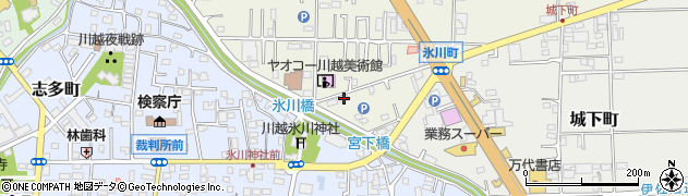 埼玉県川越市氷川町121周辺の地図