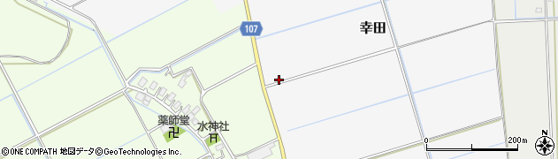 江戸崎神崎線周辺の地図
