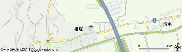 茨城県稲敷市清水355周辺の地図