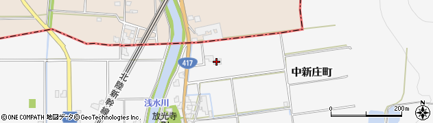 福井県越前市中新庄町61周辺の地図