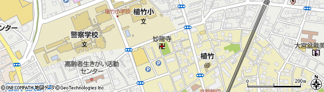 妙隆寺周辺の地図