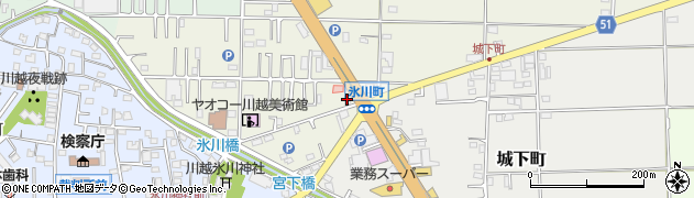 埼玉県川越市氷川町134周辺の地図