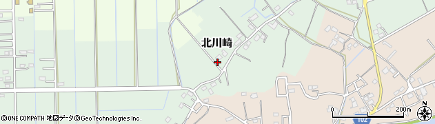 埼玉県越谷市北川崎430周辺の地図