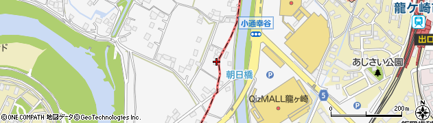 茨城県取手市新川78周辺の地図