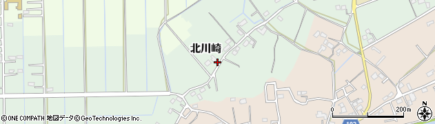 埼玉県越谷市北川崎431周辺の地図