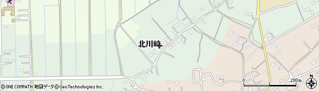 埼玉県越谷市北川崎437周辺の地図