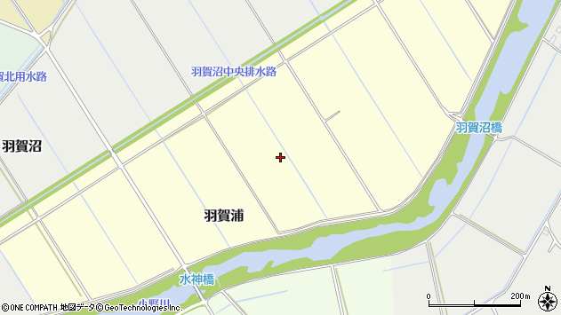 〒300-1427 茨城県稲敷市羽賀浦の地図