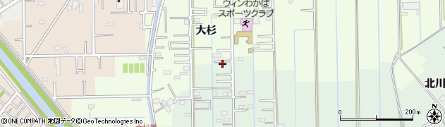 埼玉県越谷市北川崎748周辺の地図