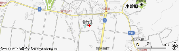 越前町役場　温泉関連施設花みずき温泉若竹荘周辺の地図