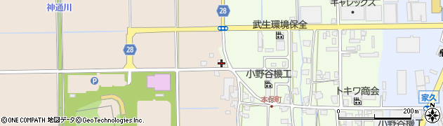 福井県越前市余田町25周辺の地図